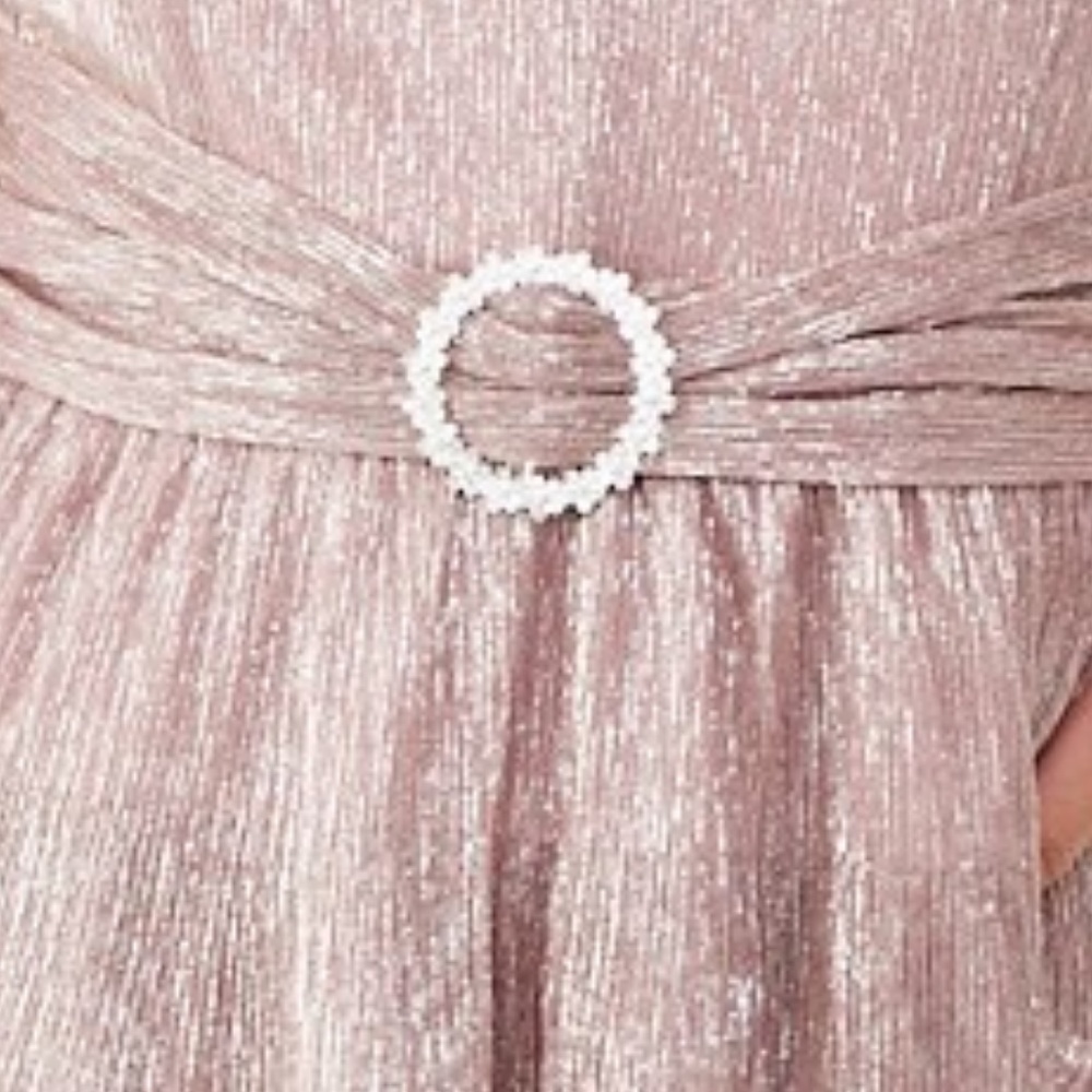 Metallic Tiered Flounce Dress - Oh la la!!! (7/8) - Picture 2 of 6